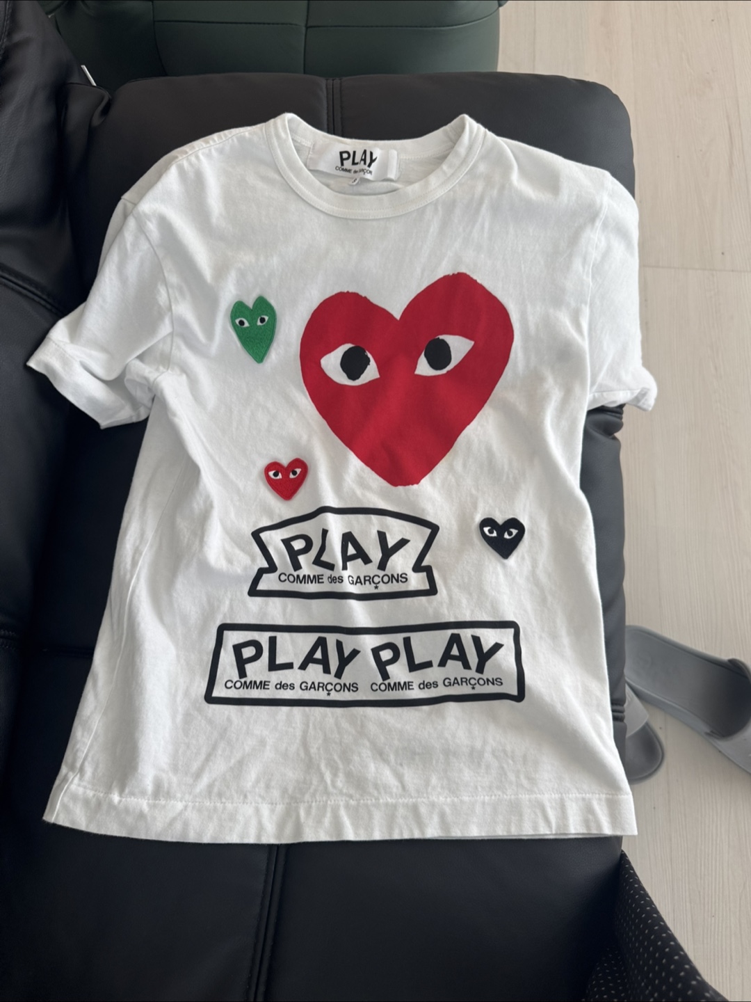 Comme des Garçons PLAY White T-Shirt