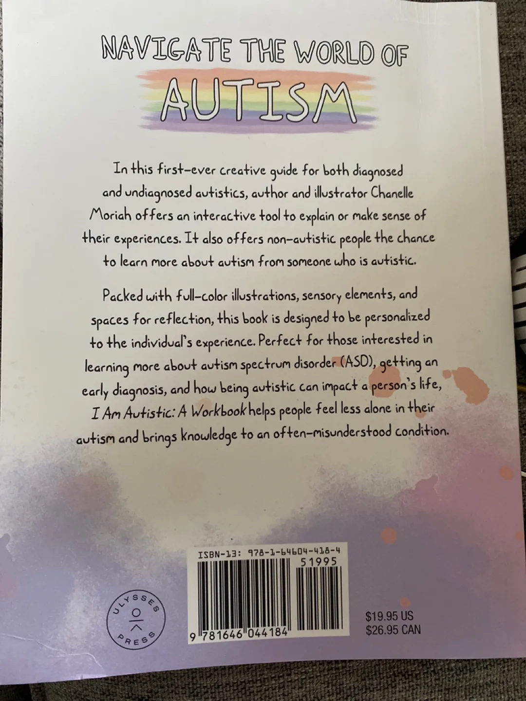 "I Am Autistic: A Workbook" by Chanelle Moriah thumbnail