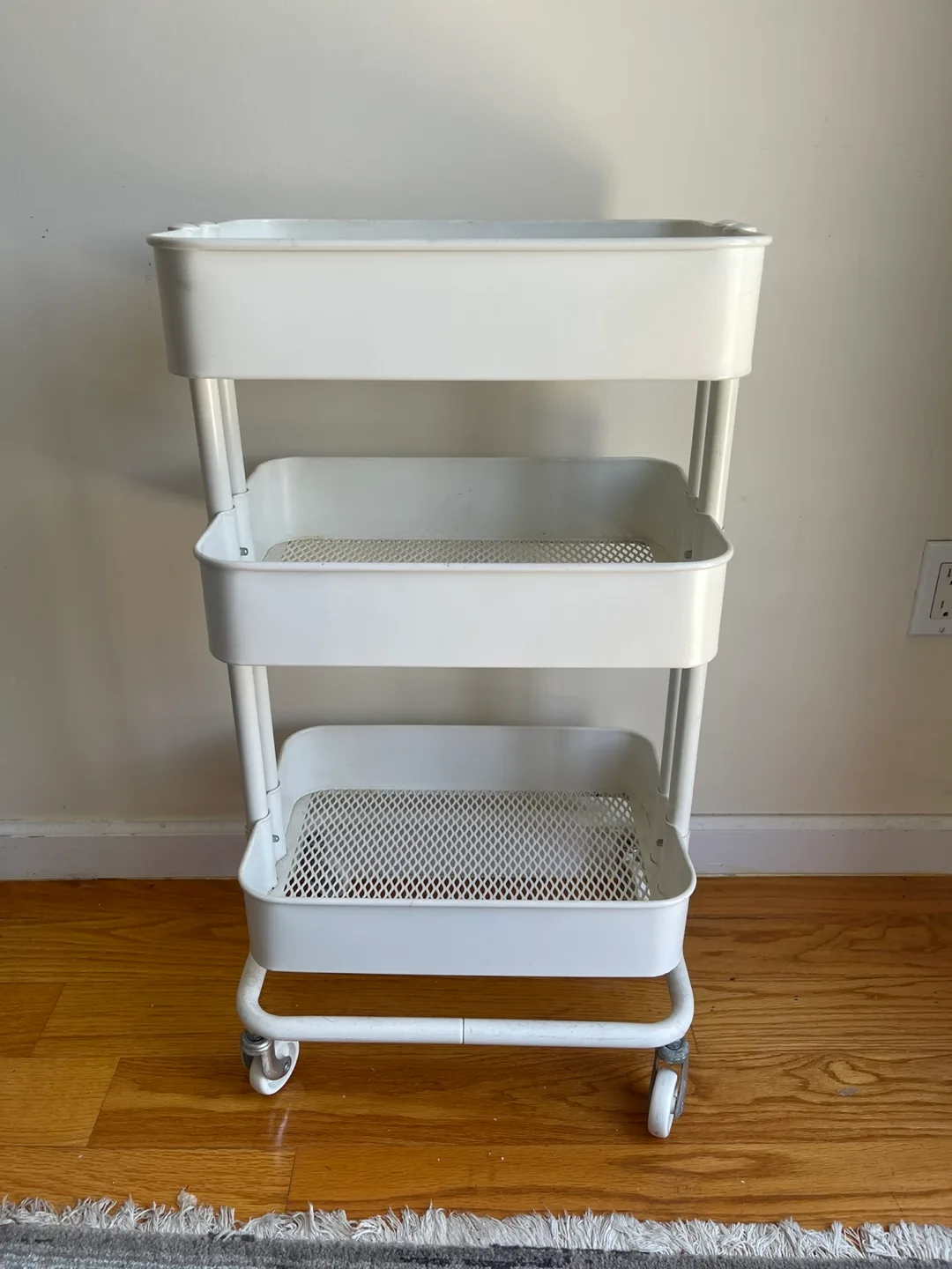 IKEA RÅSHULT White Utility Cart thumbnail