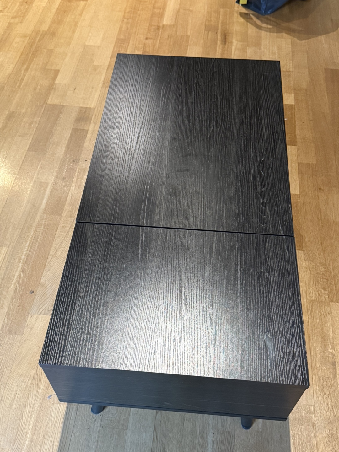 Dark Wood Lift Top Coffee Table - photo 2
