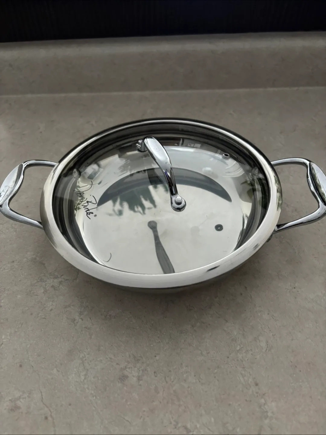 David Burke Stainless Steel Oval Pan with Lid thumbnail