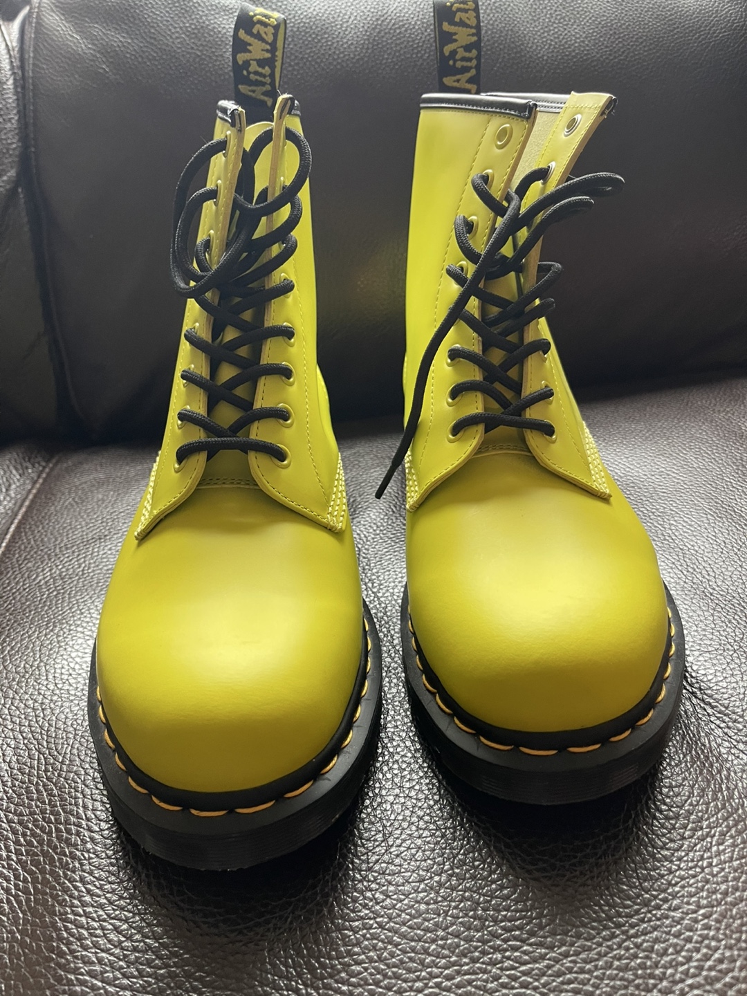 Dr. Martens 1460 Pascal Chroma Yellow Boots