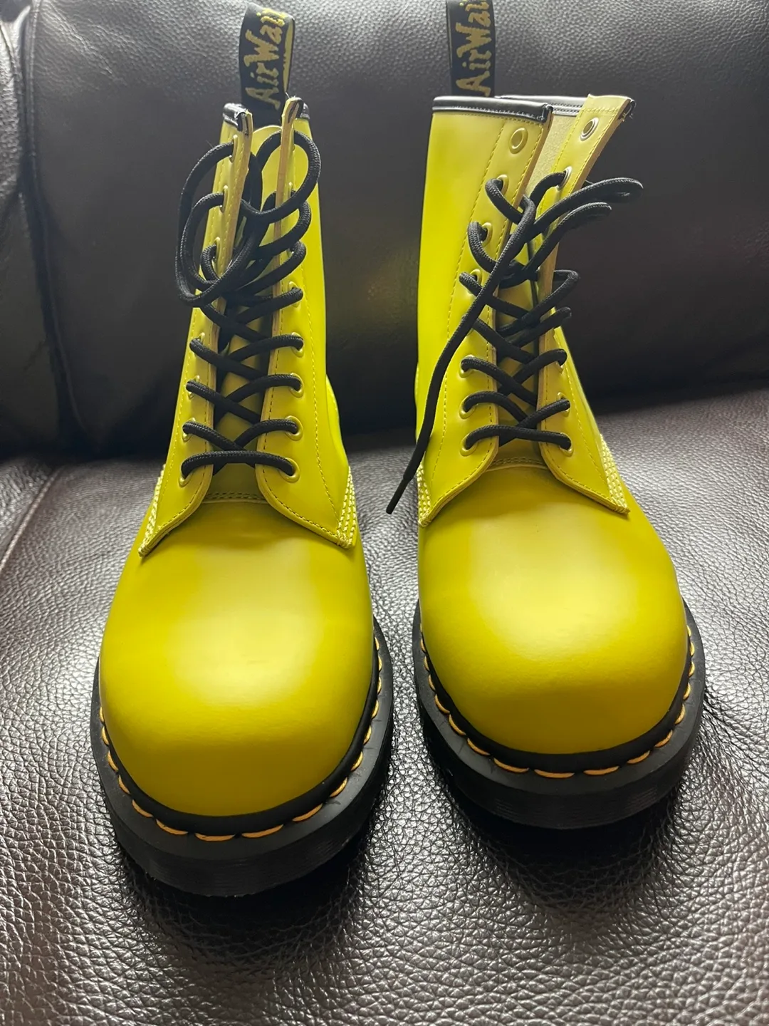 Dr. Martens 1460 Pascal Chroma Yellow Boots