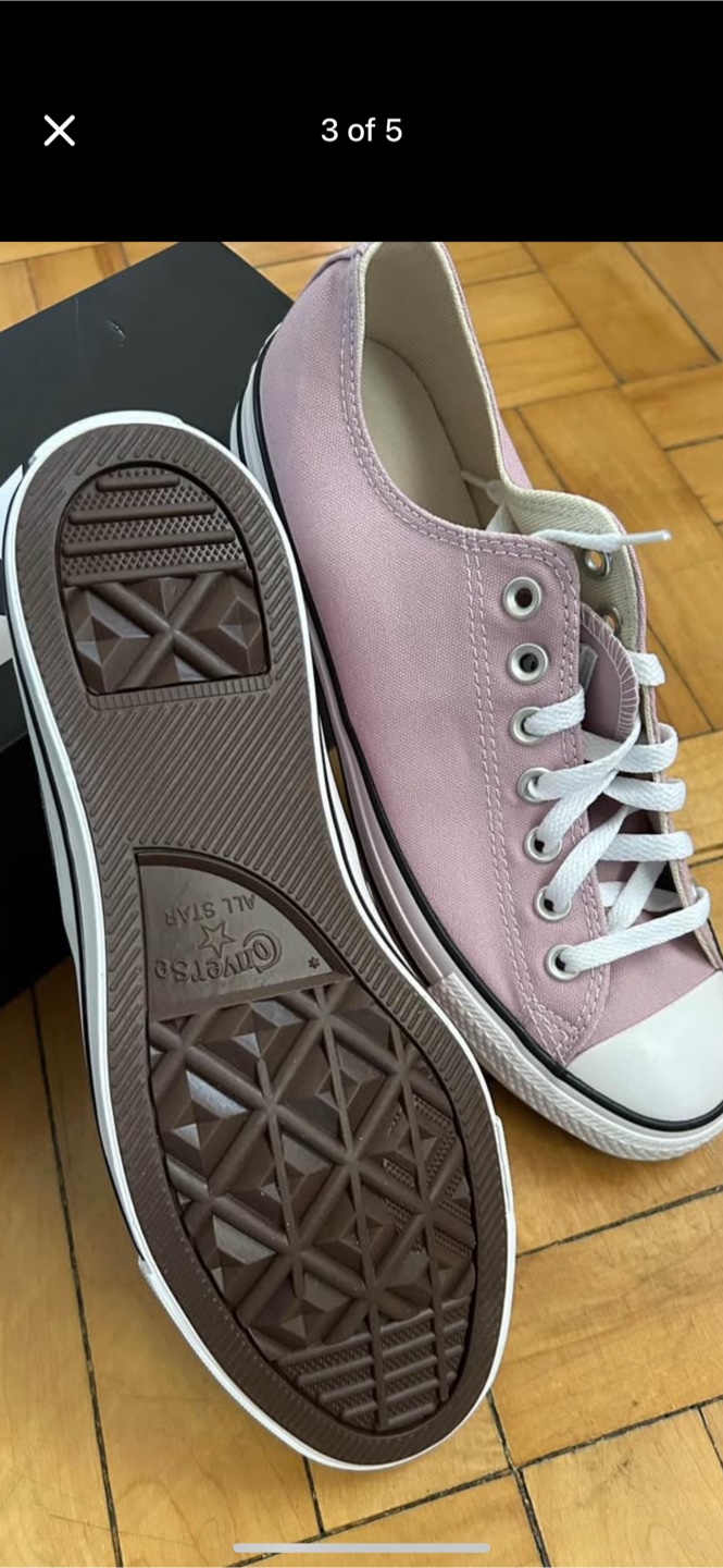 Converse CTAS OX Phantom Violet, Size 8.5 - photo 3