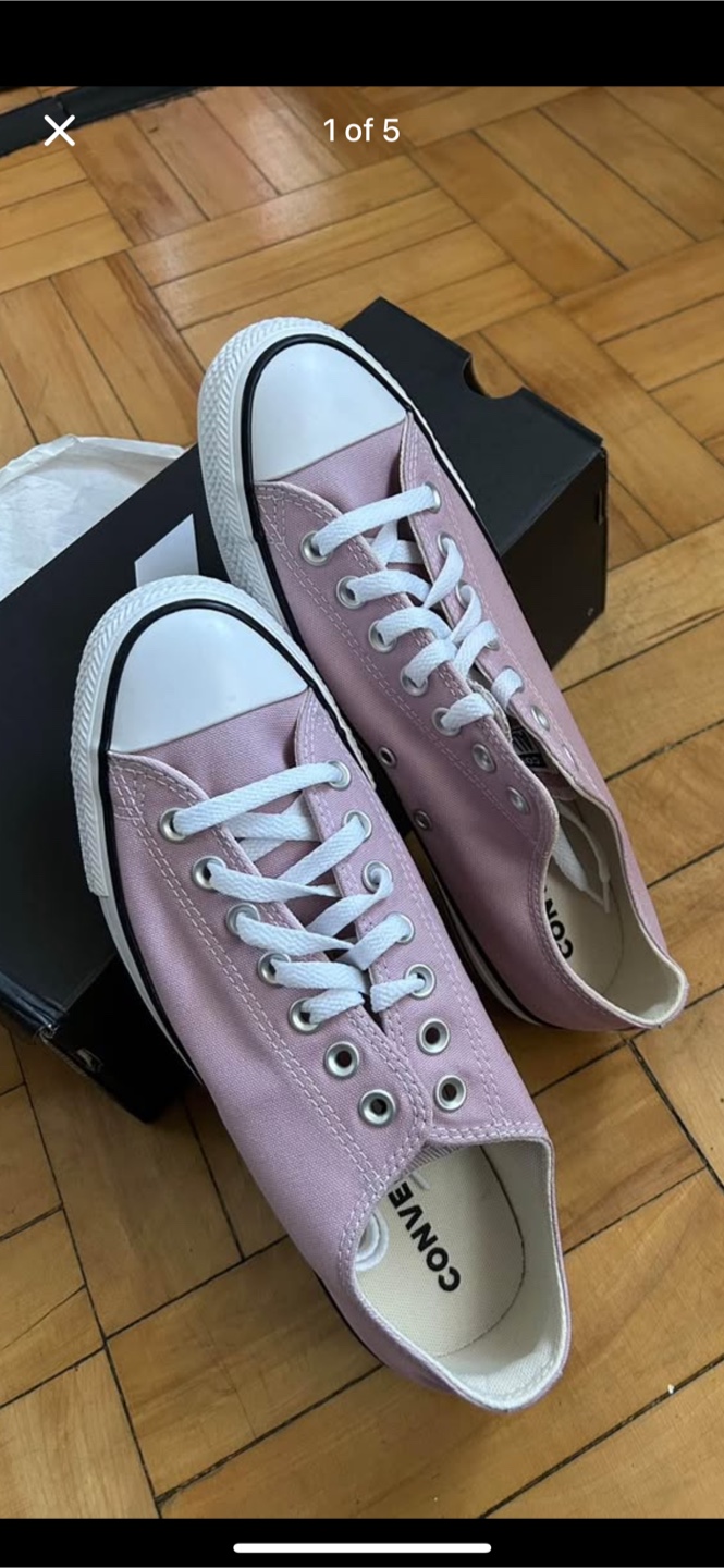 Converse CTAS OX Phantom Violet, Size 8.5