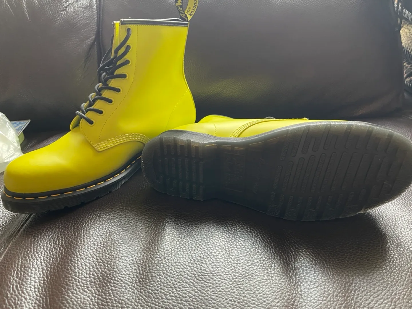 Dr. Martens 1460 Pascal Chroma Yellow Boots image indicator(3)