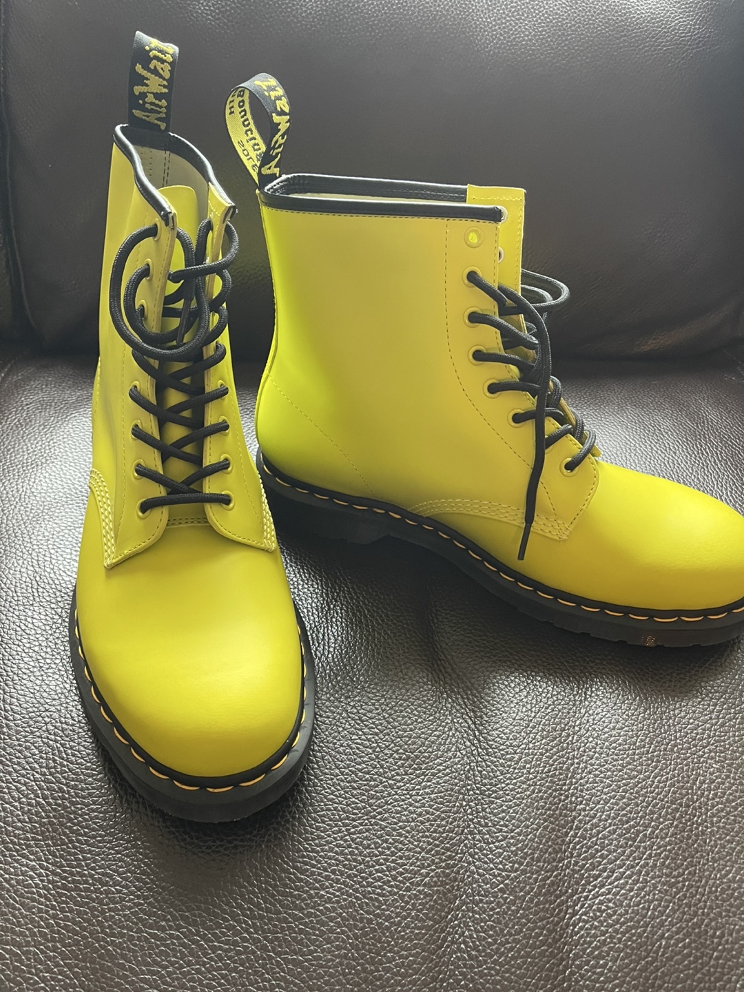 Dr. Martens 1460 Pascal Chroma Yellow Boots - photo 2