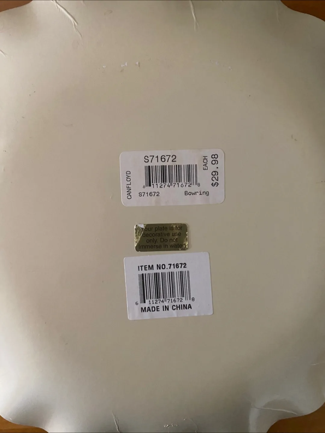 Decorative Plate by Bowrings image indicator(2)