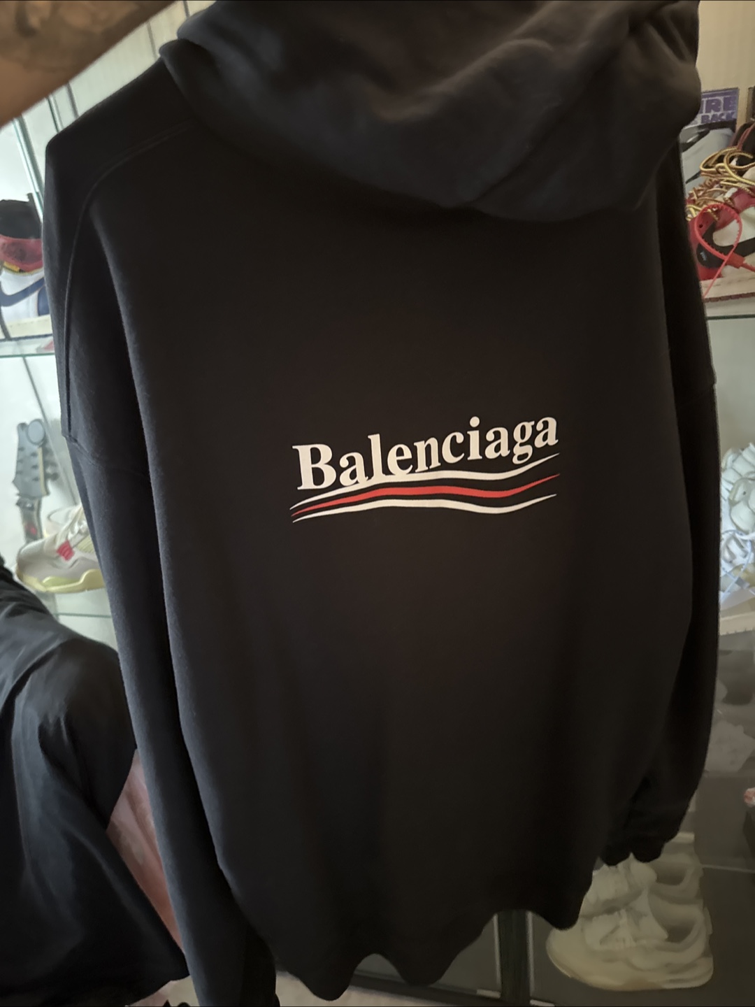 Balenciaga Black Hoodie - photo 2