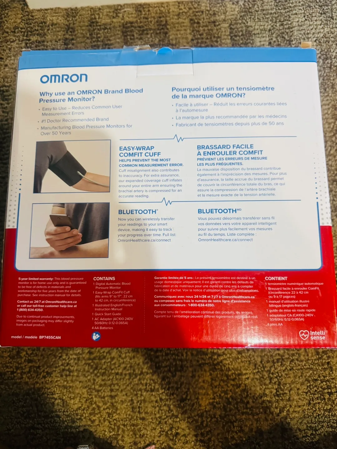 Omron BP7455CAN Blood Pressure Monitor image indicator(2)