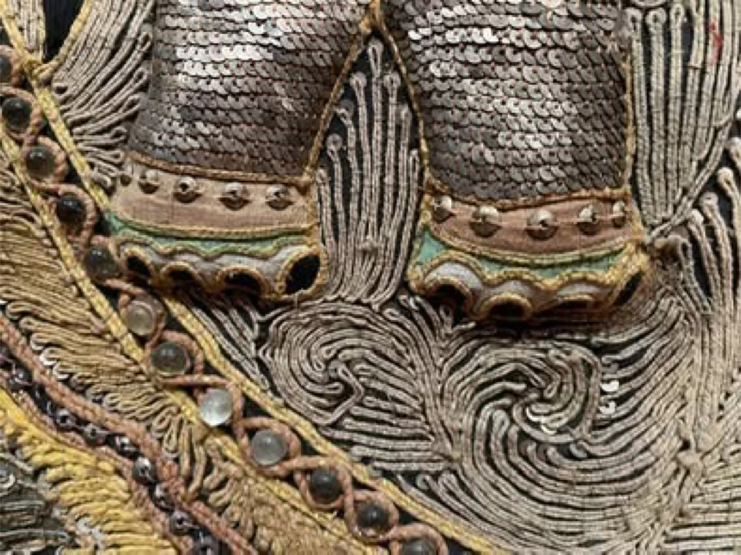 Vintage Framed Handmade Burmese Kalaga Tapestry (Large) image indicator(4)