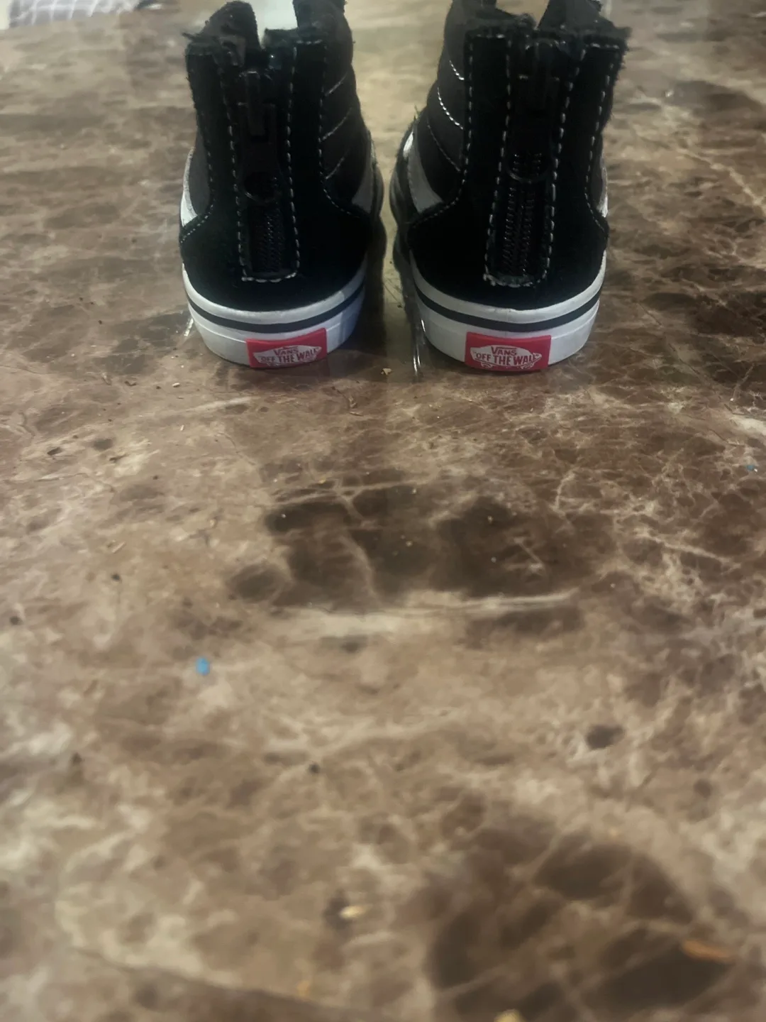 Vans Toddler Sk8-Hi Zip Black/White image indicator(2)