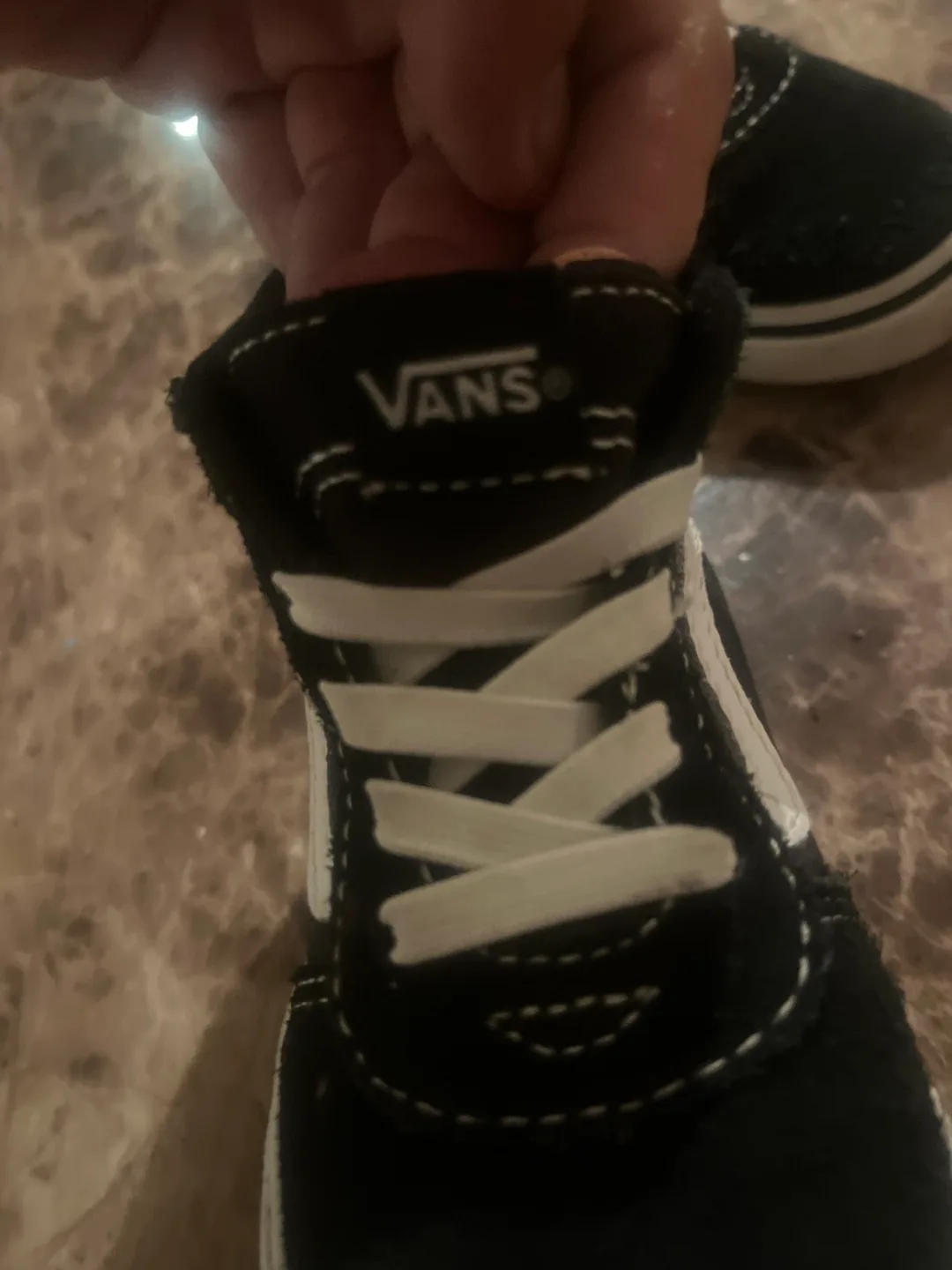 Vans Toddler Sk8-Hi Zip Black/White image indicator(5)