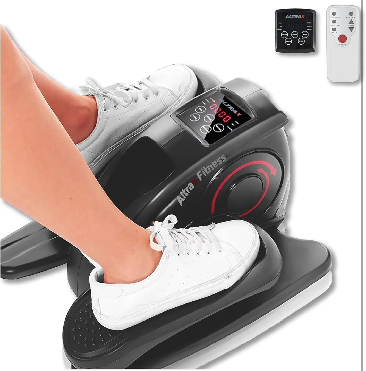 Powered Foot Pedal Exerciser, Silent Under Desk - NEW thumbnail