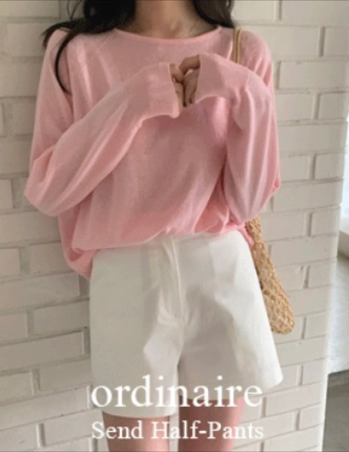 //Moving Sale//Korean Style White Shorts thumbnail