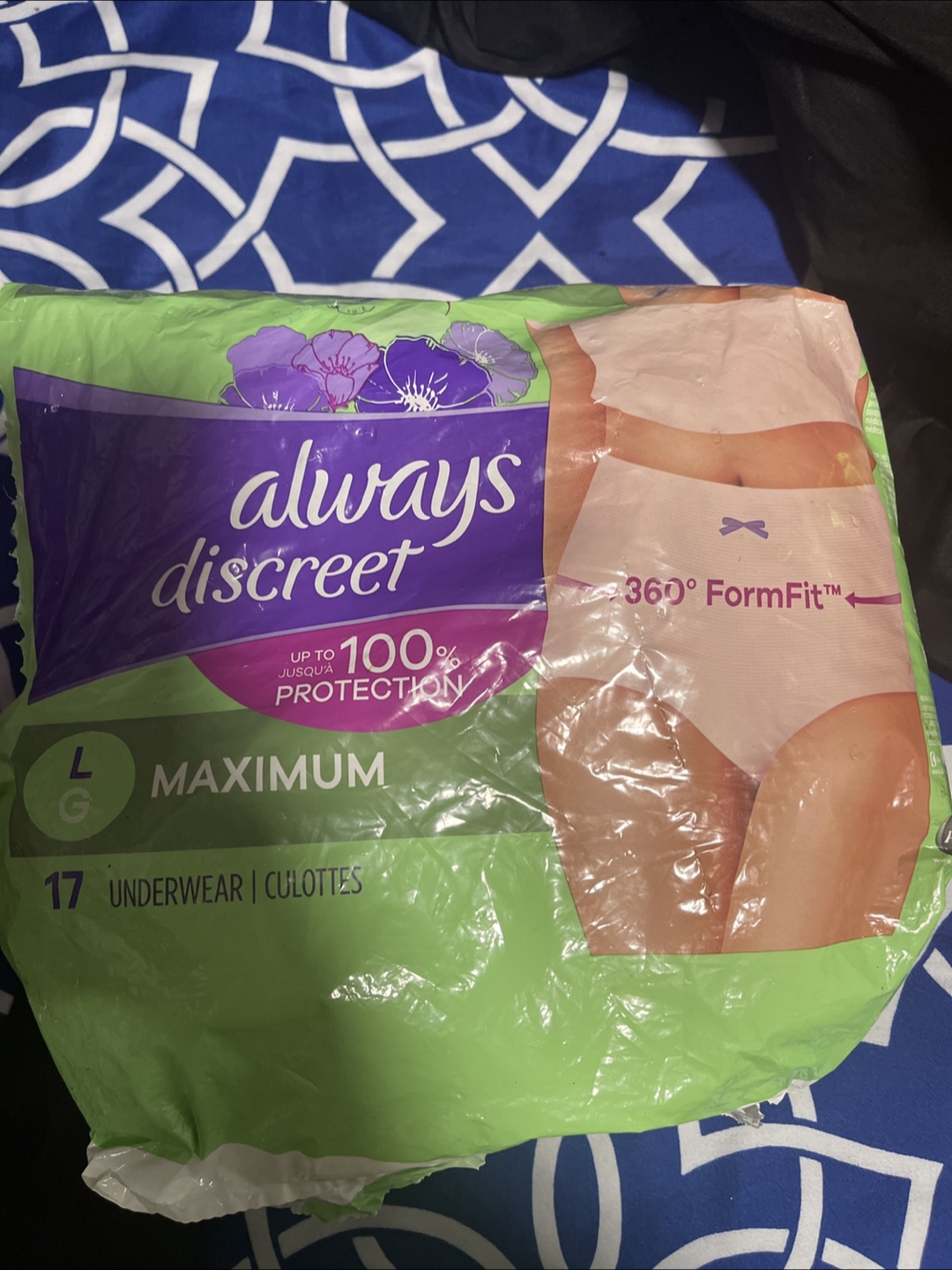 Always Discreet Underwear Culottes - Size L