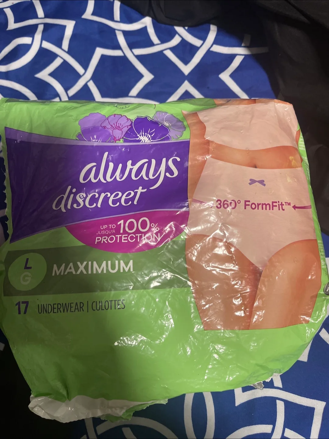 Always Discreet Underwear Culottes - Size L