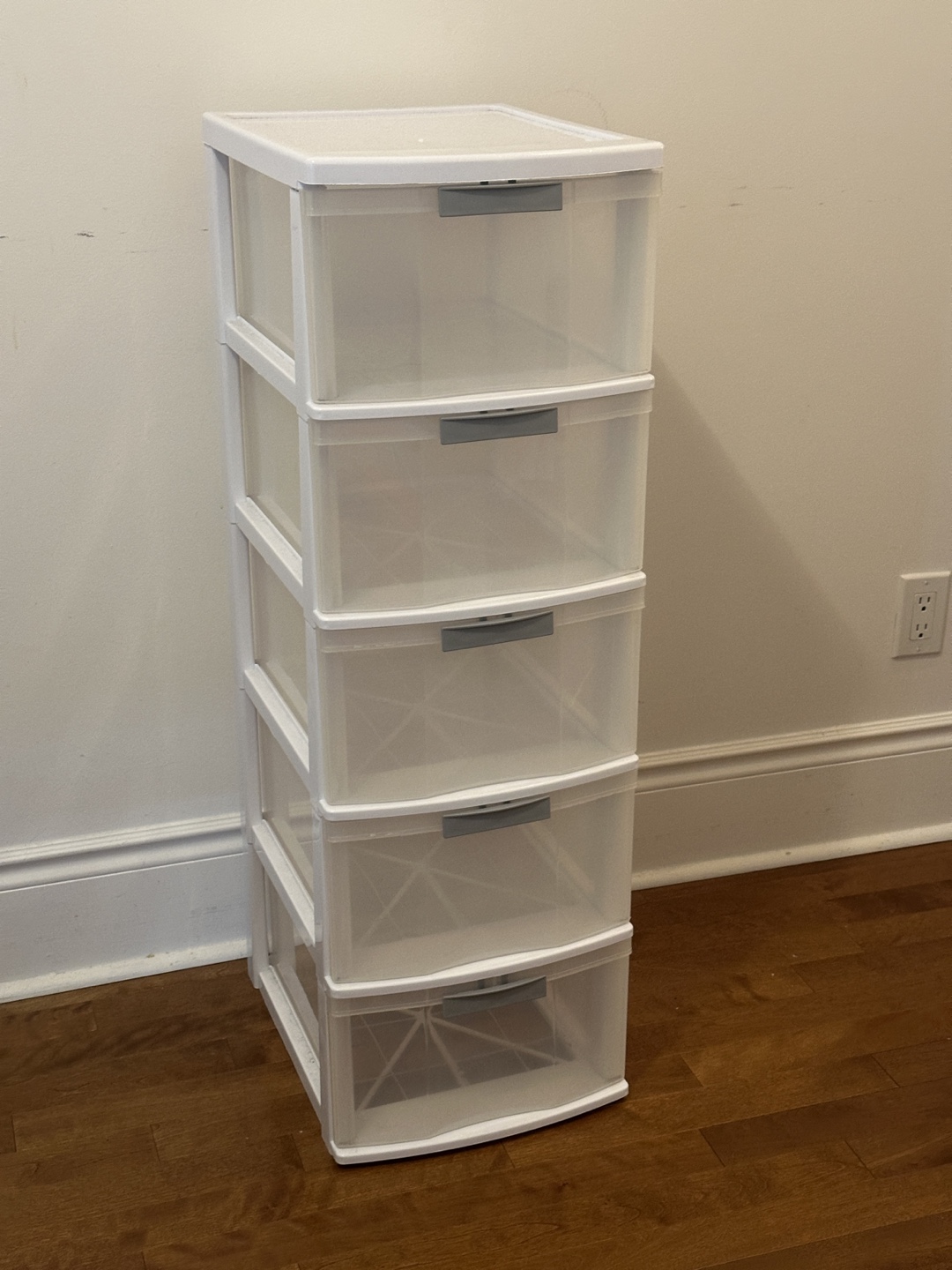 5-Drawer Plastic Storage Tower