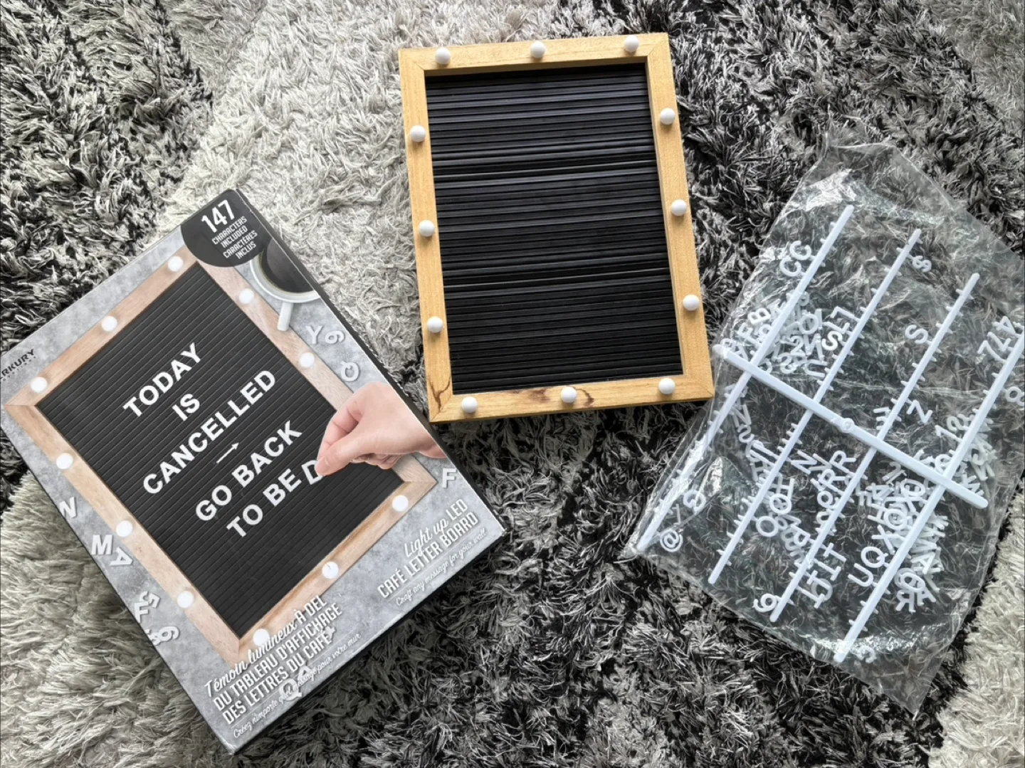 Mercury Cafe Letter Board with LED Lights thumbnail
