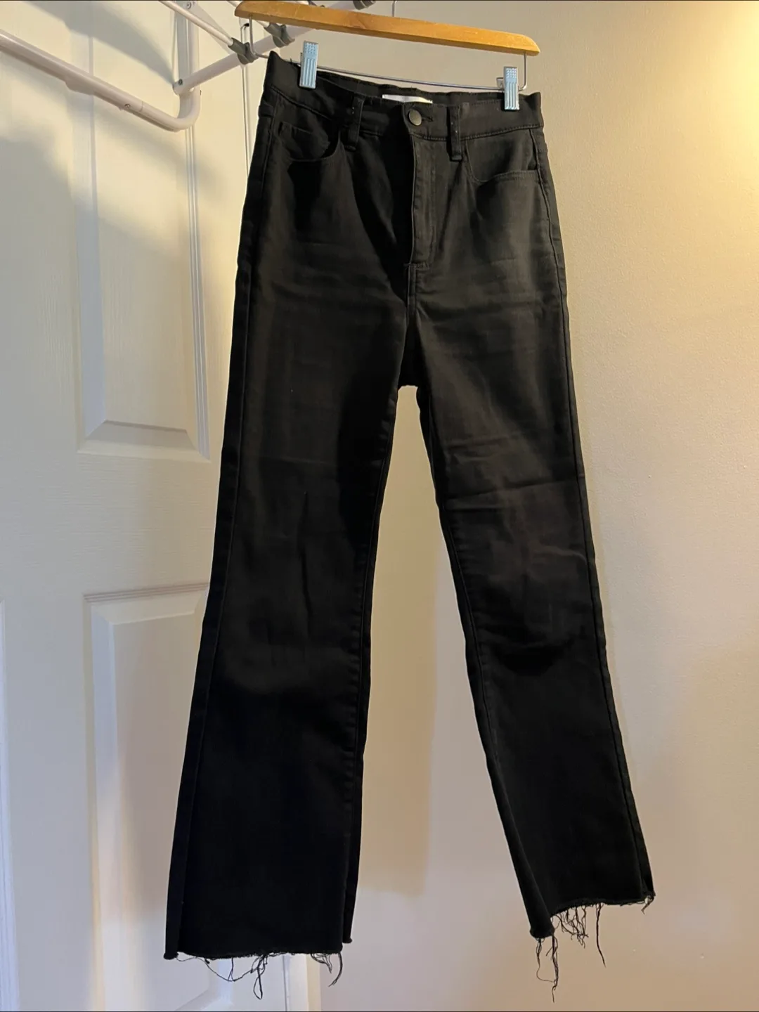 Oak + Fort Black Flare Jeans - Size 25 thumbnail