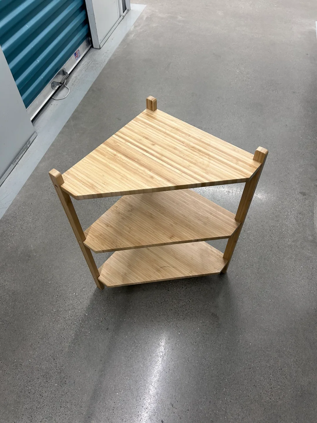 IKEA RÅGRUND Corner Shelf - Bamboo thumbnail