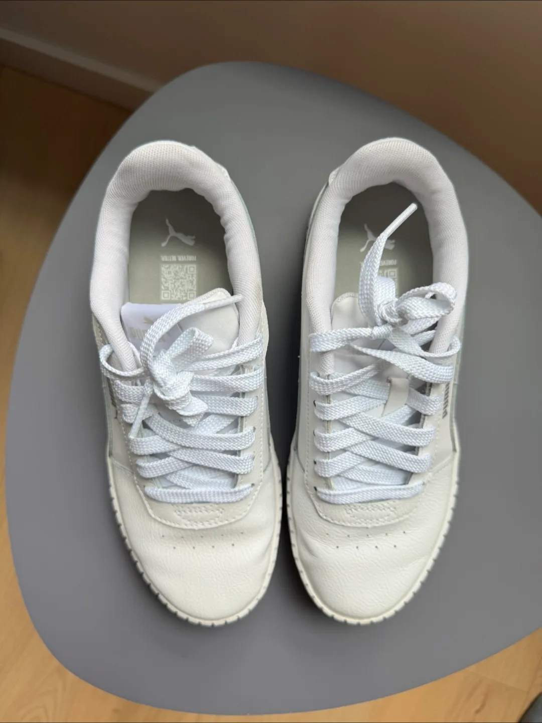 Puma Carina White Sneakers | US Size 6.5 thumbnail