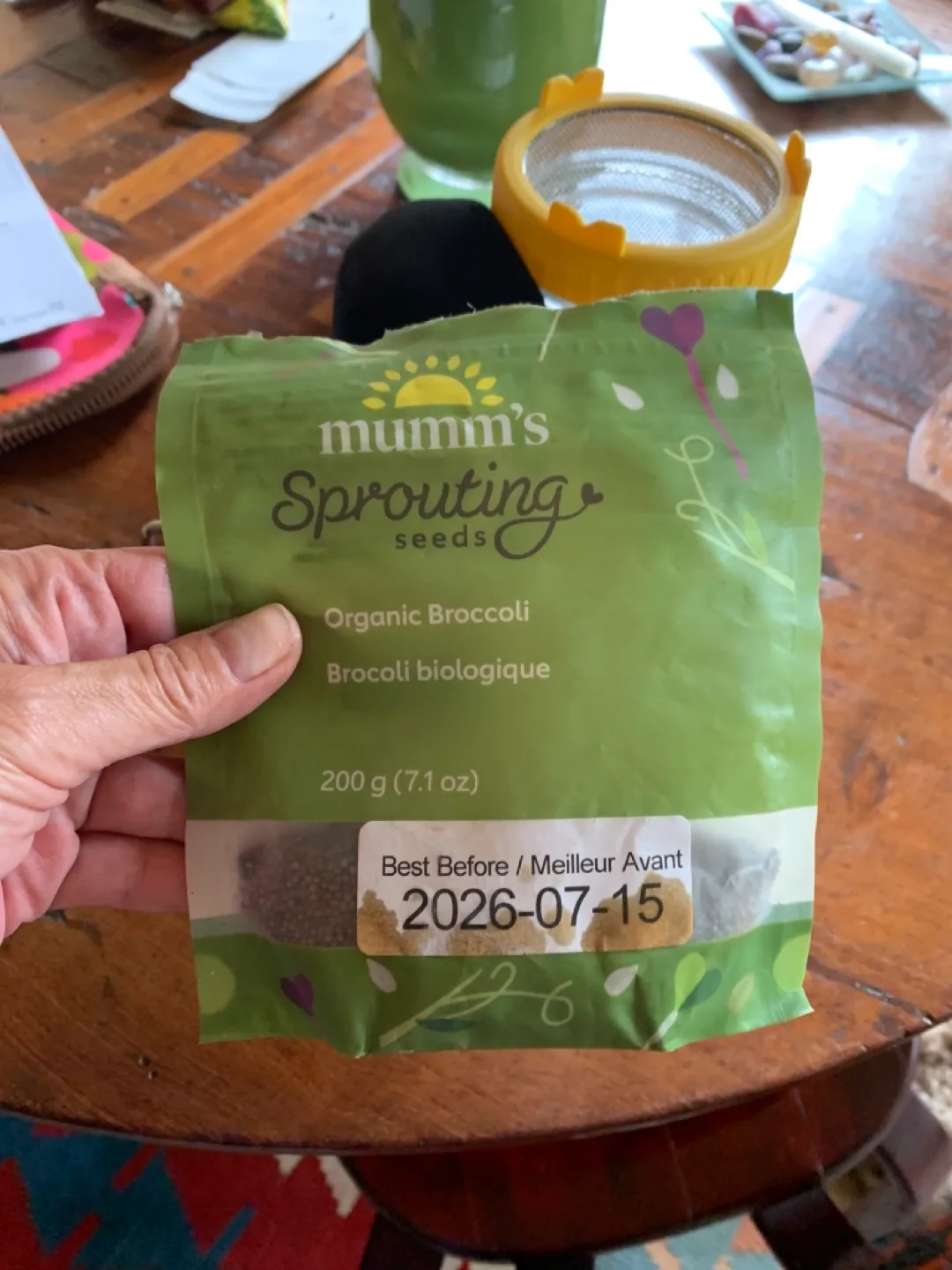 Mumm's Sprouting Seeds & Jar Sprouting Kit image indicator(4)