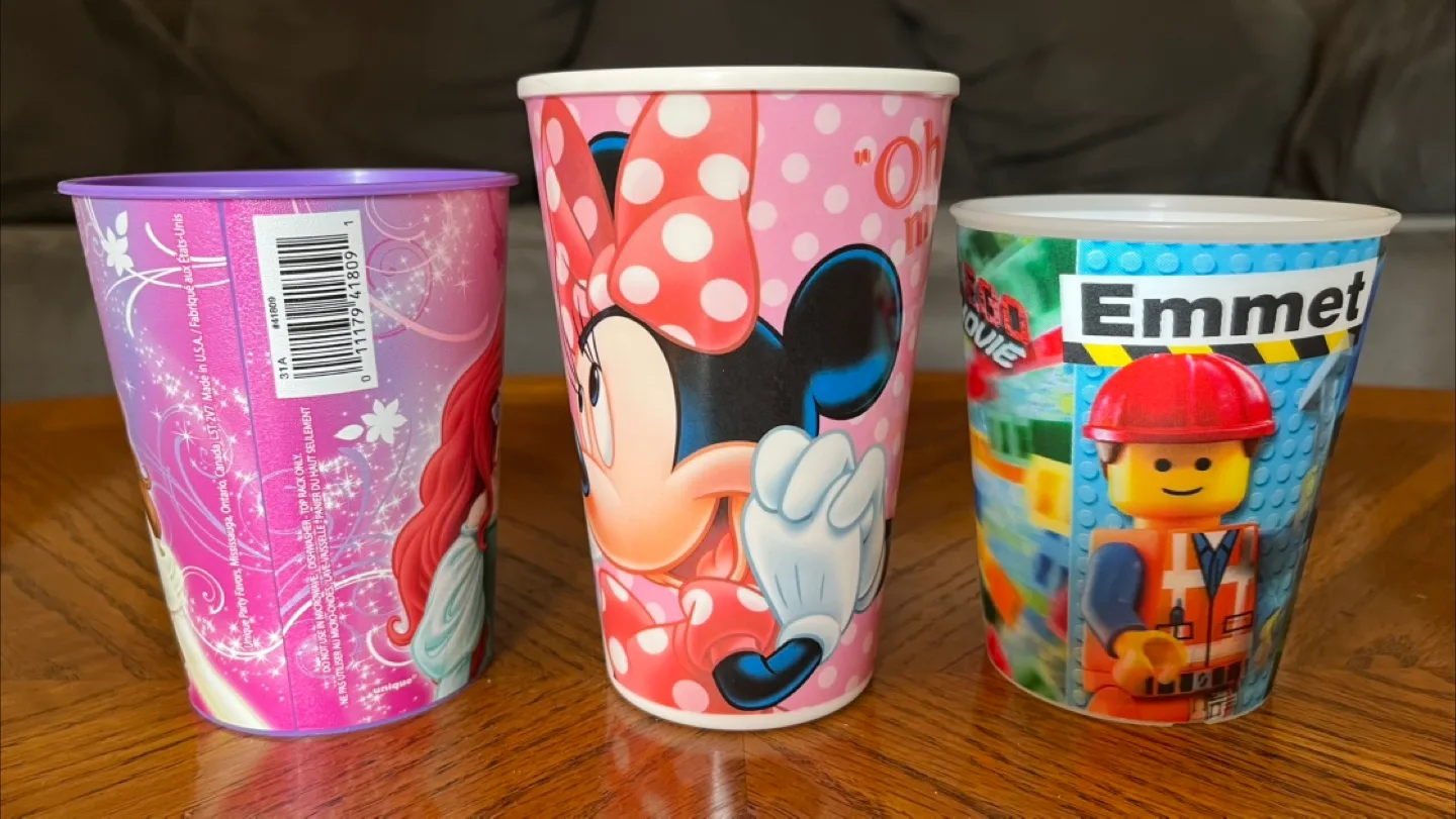 Kid’s Lego, McDonald’s, and Disney Plastic Cups image indicator(3)
