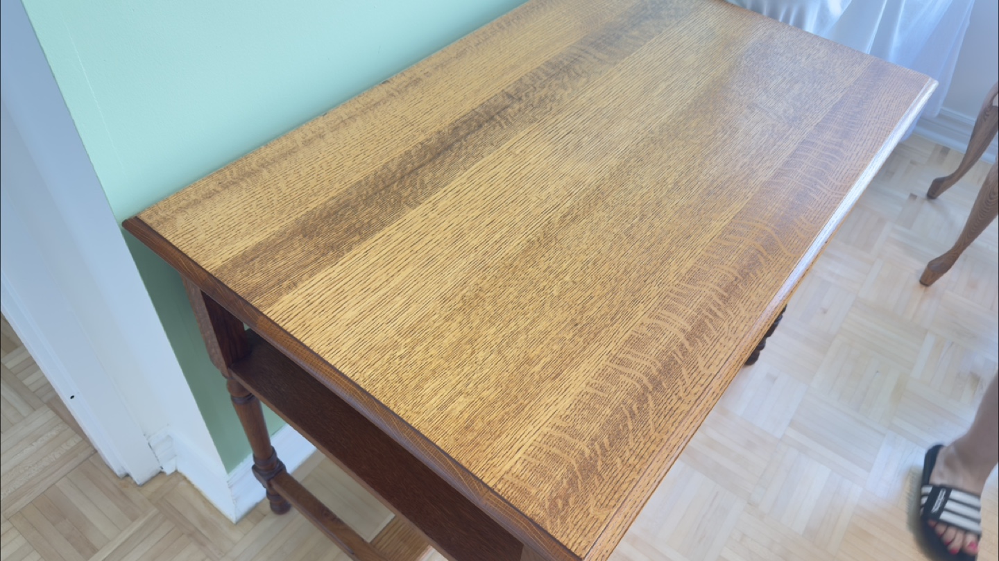 Vintage antique Wooden Desk - photo 3