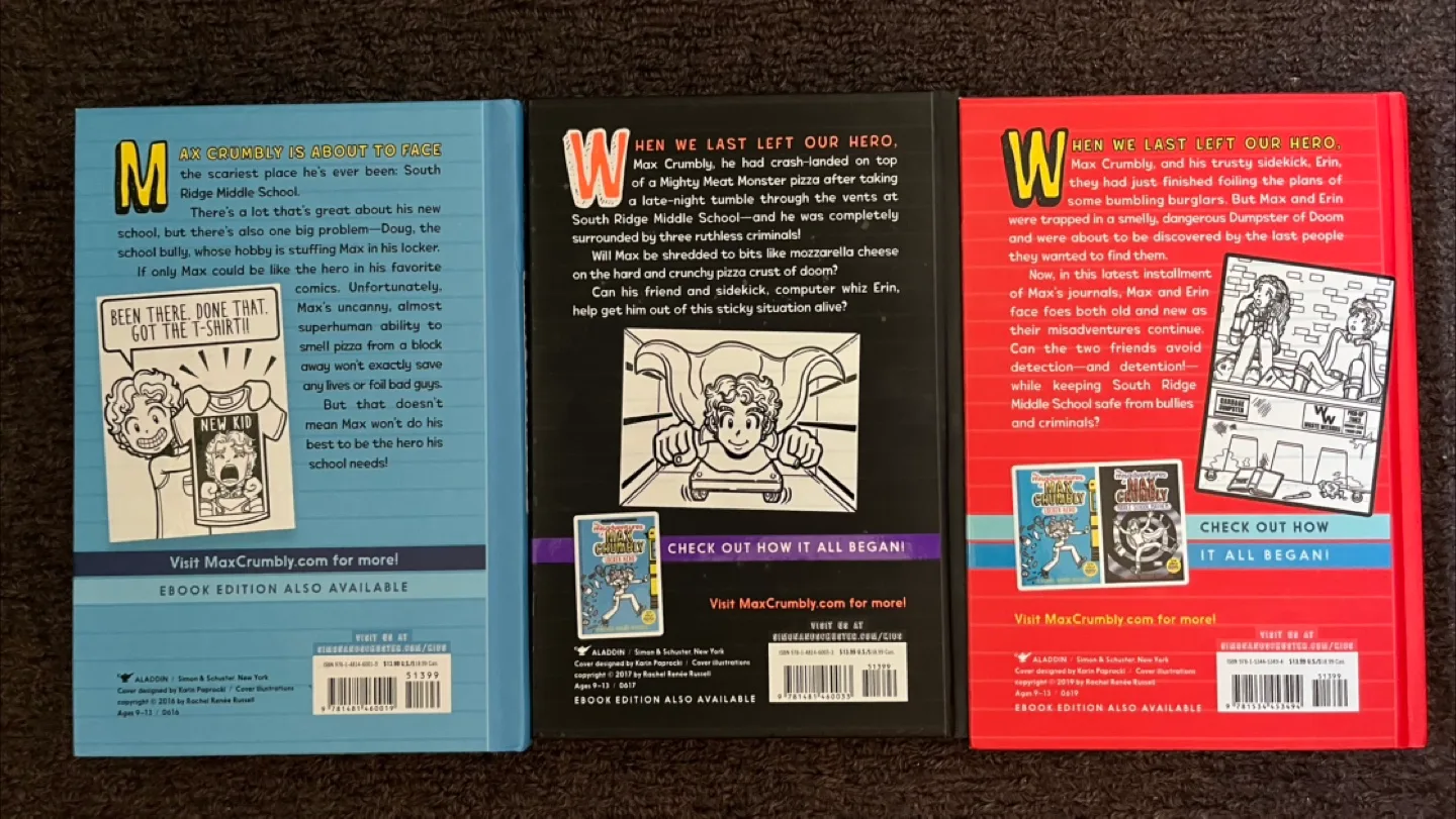 The Misadventures of Max Crumbly Complete Series - EUC image indicator(2)