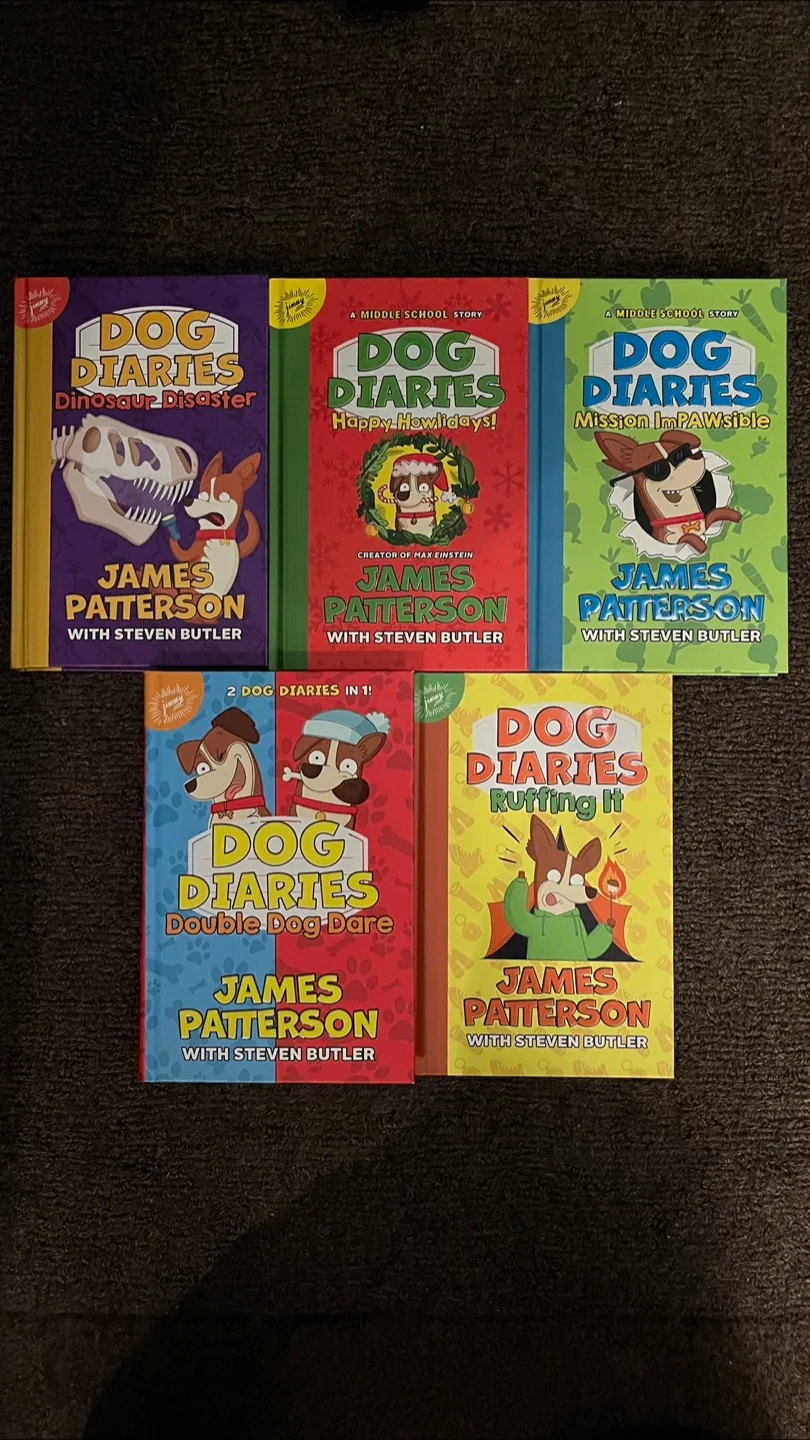 Dog Diaries Hardcover Books by James Patterson thumbnail