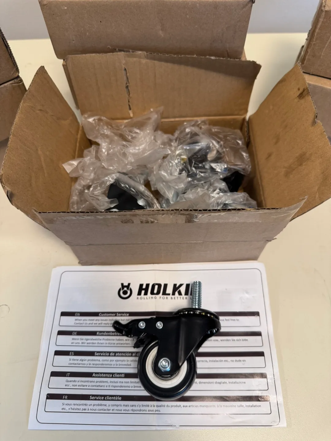 HOLKIE Rolling Casters image indicator(3)