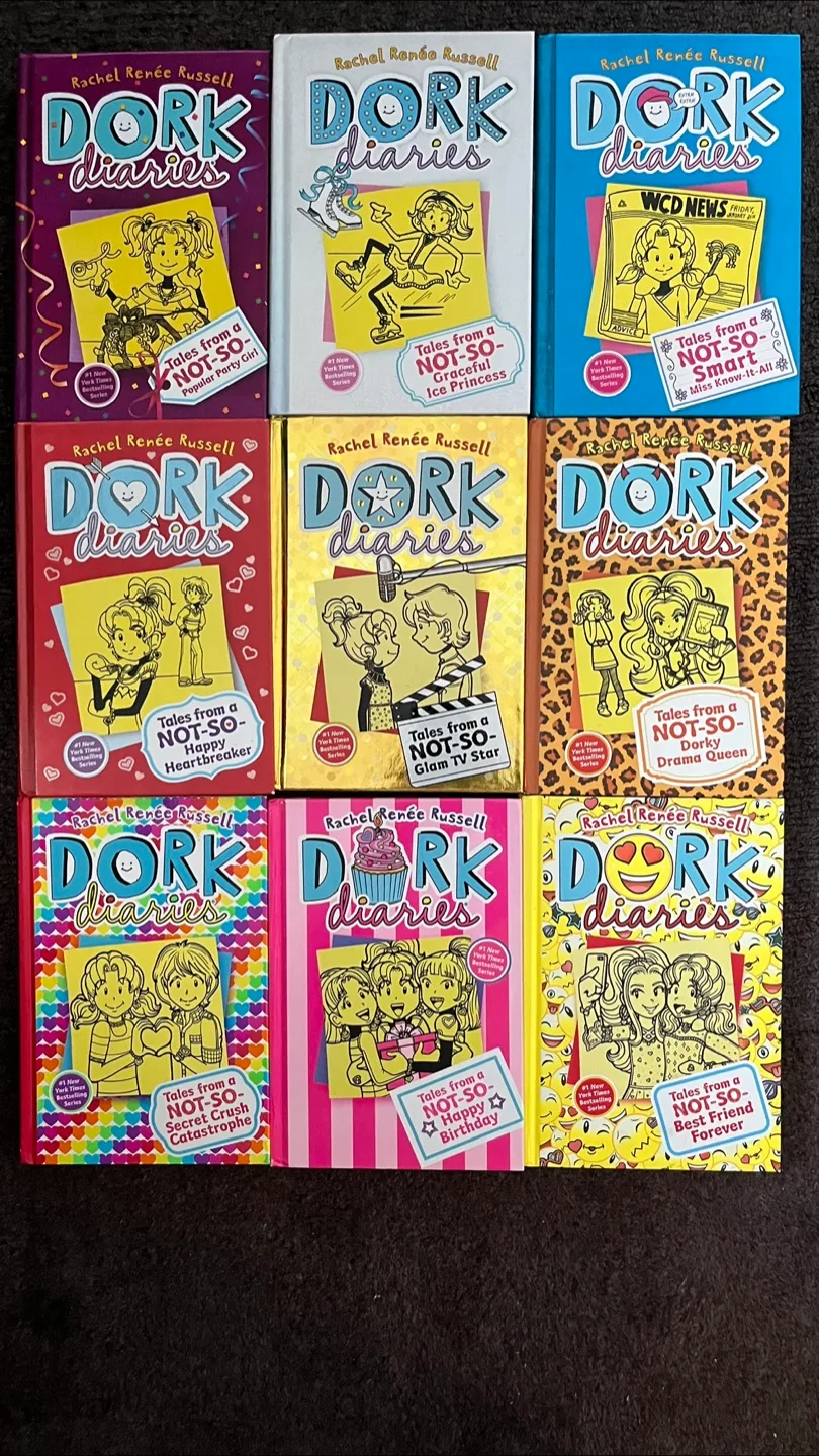 Dork Diaries Hardcover Books - $4 each - EUC thumbnail