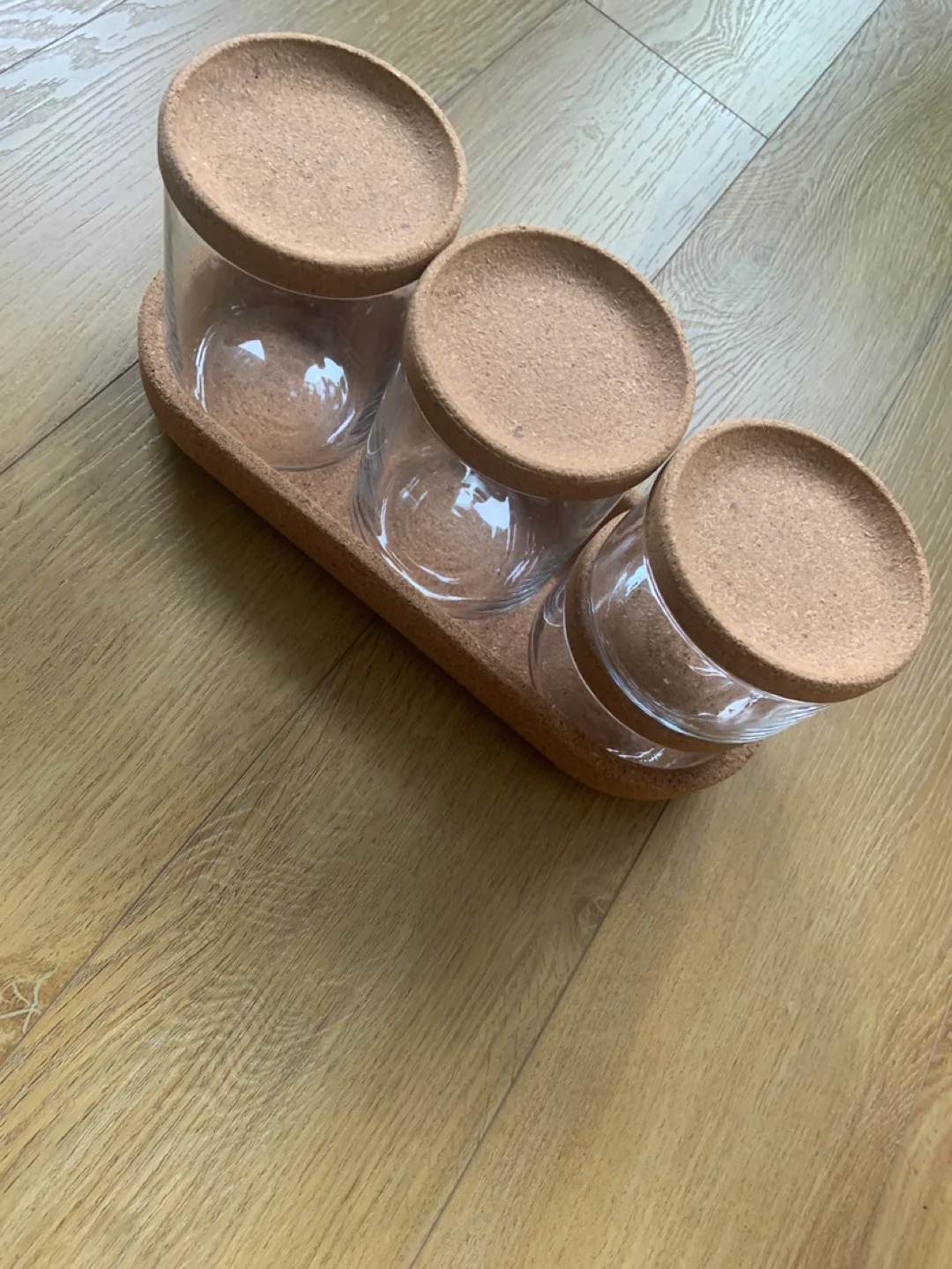 IKEA Glass jars with cork top thumbnail