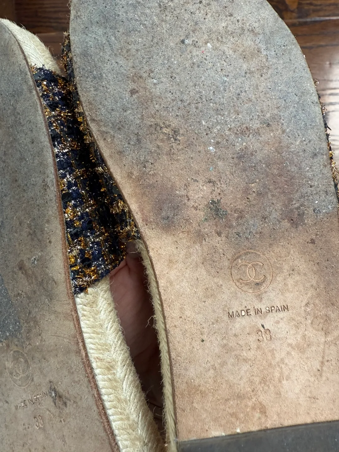 Chanel Espadrille Slides - Size 38 (8) image indicator(3)