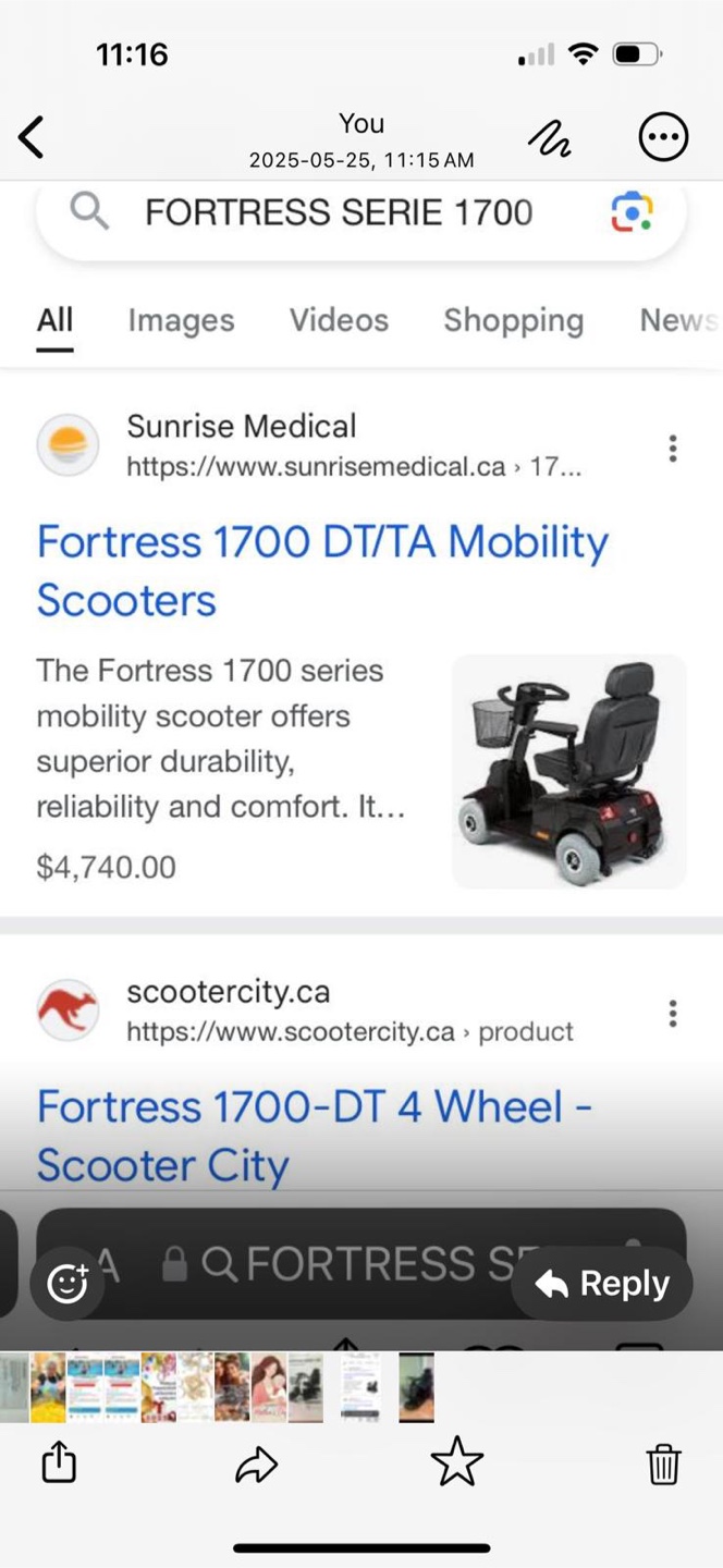 Fortress 1700 DT/TA Mobility Scooter - photo 3