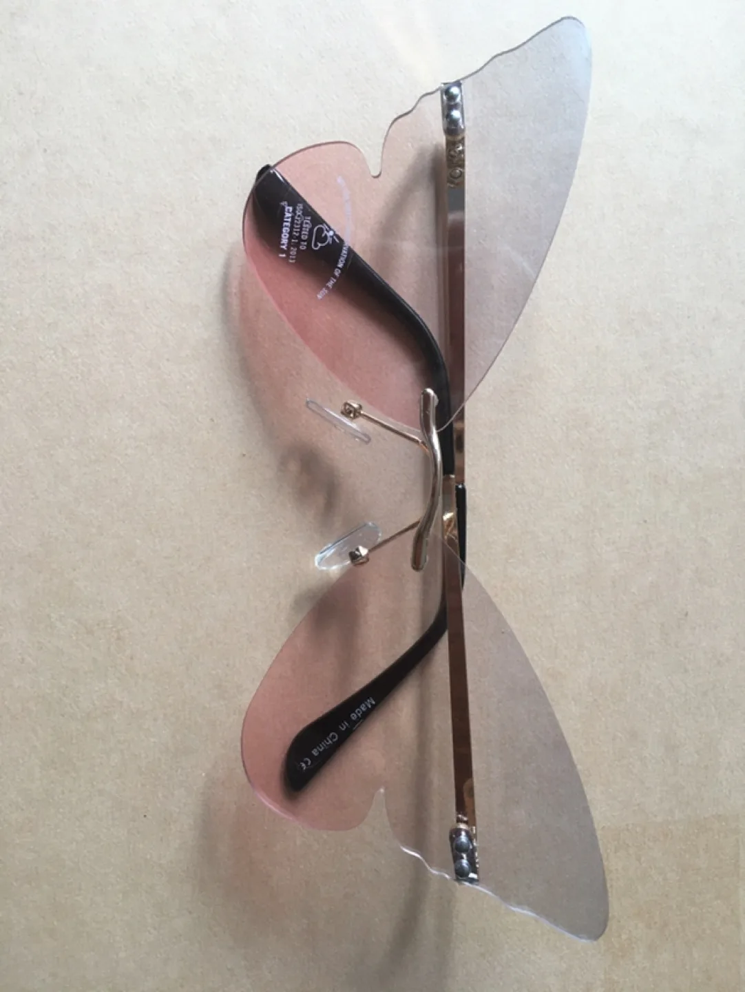 Aldo Butterfly Sunglasses - Pink Tint thumbnail