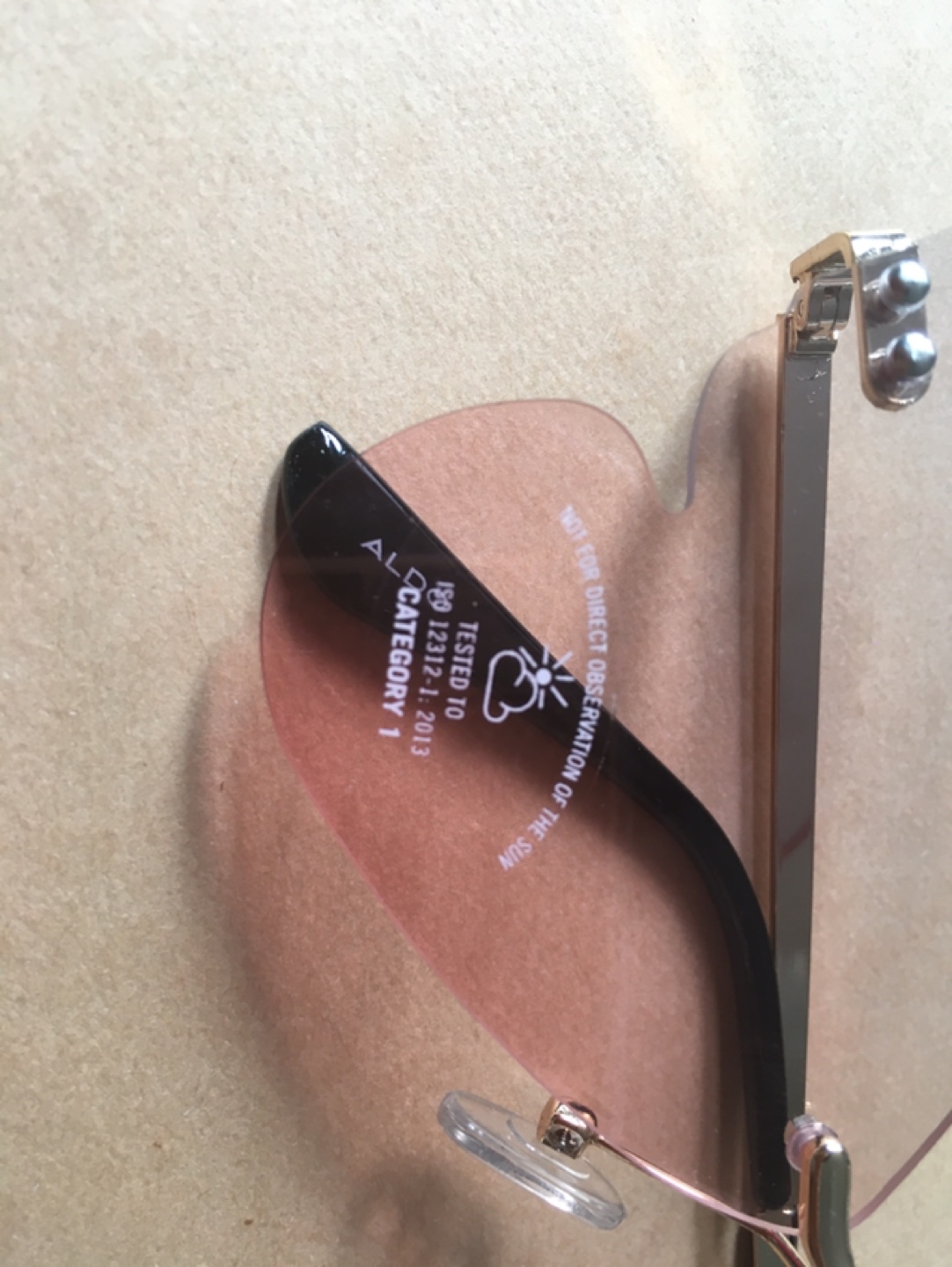 Aldo Butterfly Sunglasses - Pink Tint - photo 3