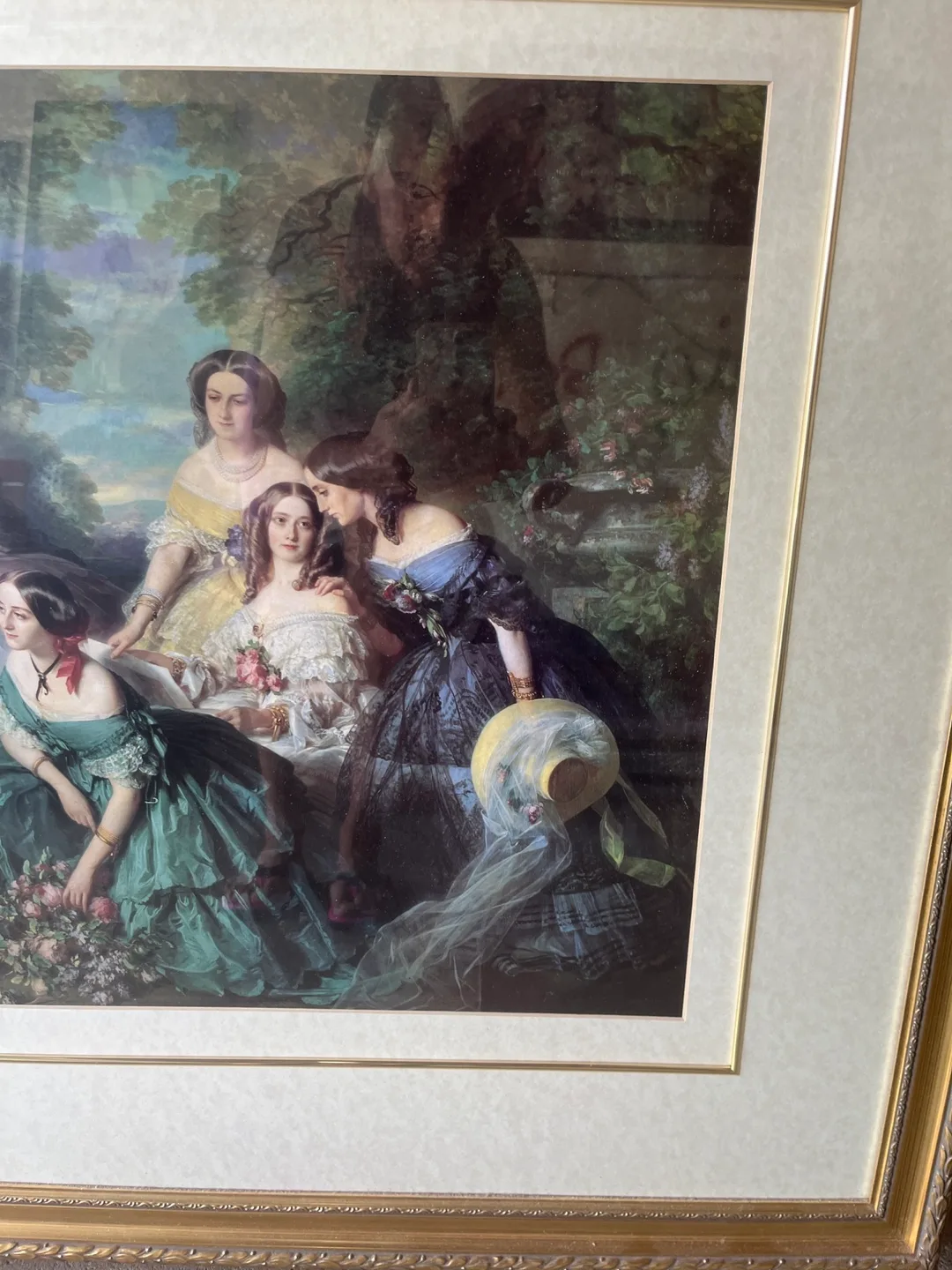 Framed Print of Women in Garden image indicator(2)