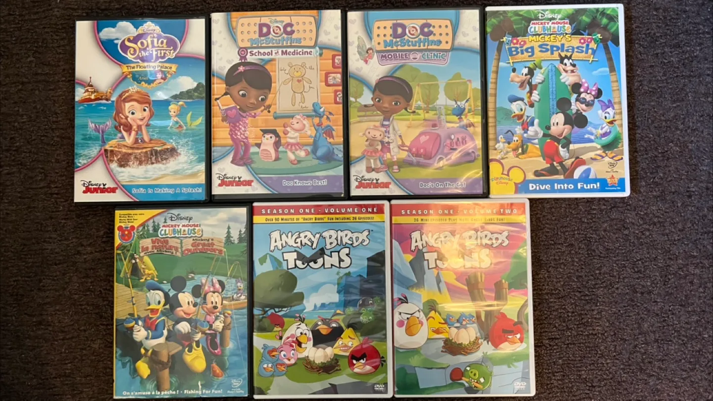 Assorted Children’s DVDs - Disney/Nickelodeon/Leapfrog image indicator(3)