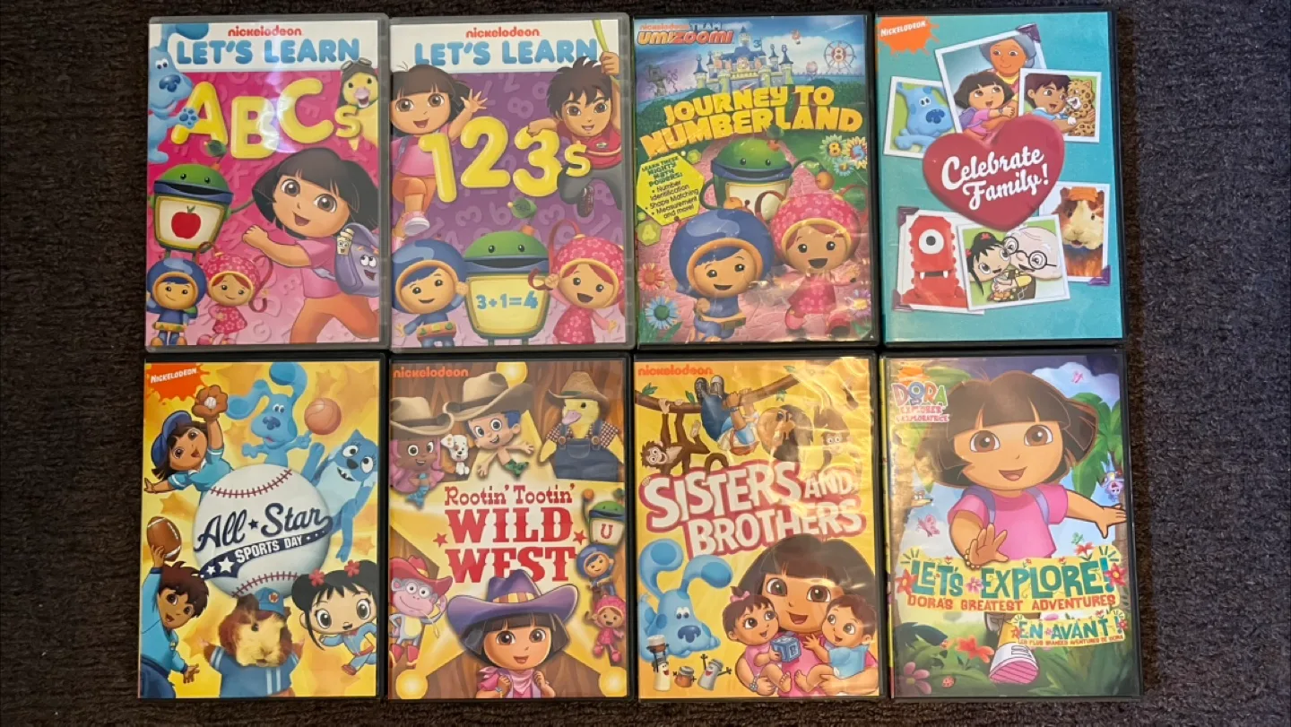 Assorted Children’s DVDs - Disney/Nickelodeon/Leapfrog image indicator(2)