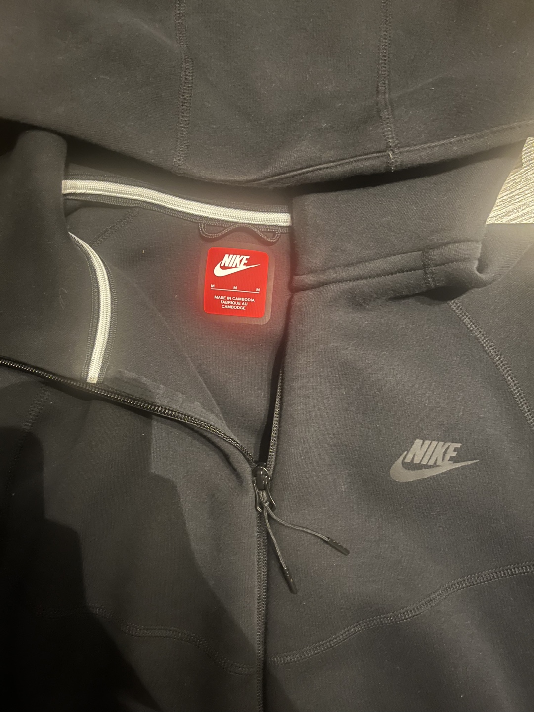 Nike Tech Fleece Hoodie - Black - Size M - photo 5