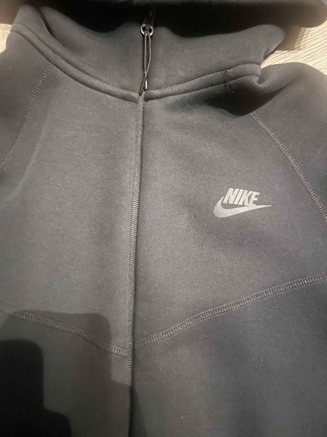 Nike Tech Fleece Hoodie - Black - Size M - photo 3