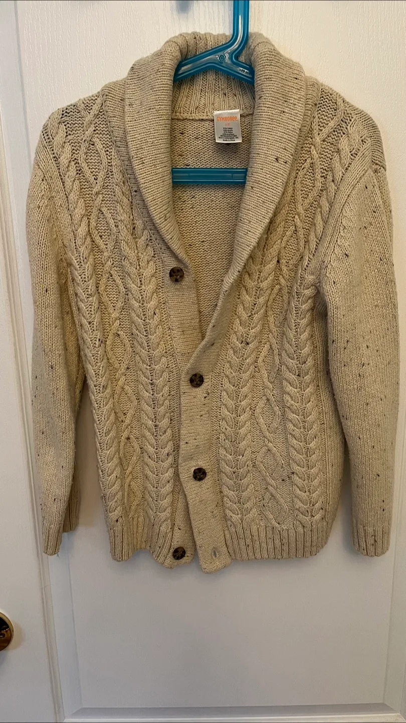 Gymboree Boys’ Tan Buttoned Cardigan thumbnail