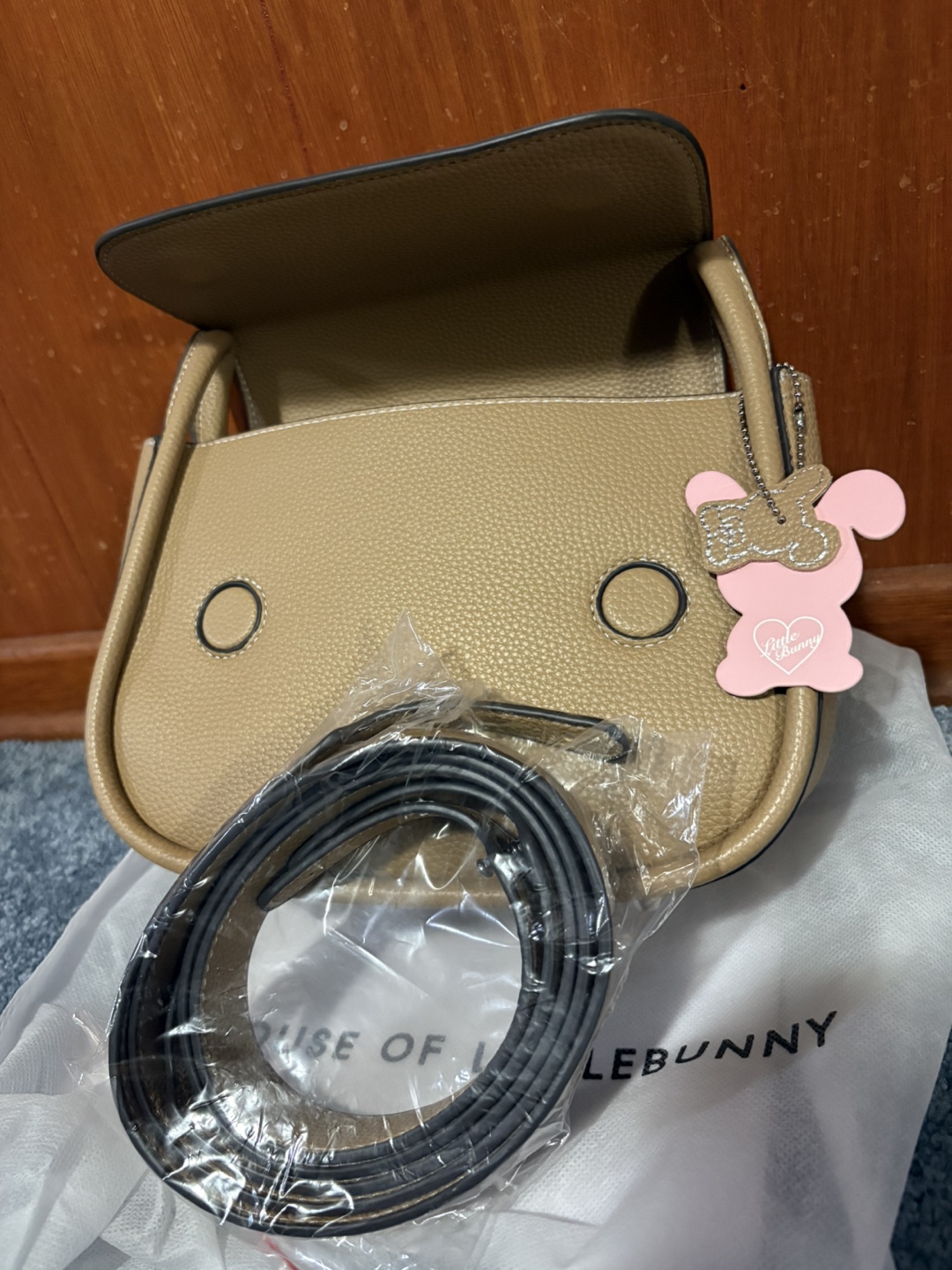 House of Littlebunny Crossbody Bag -Brown - photo 3