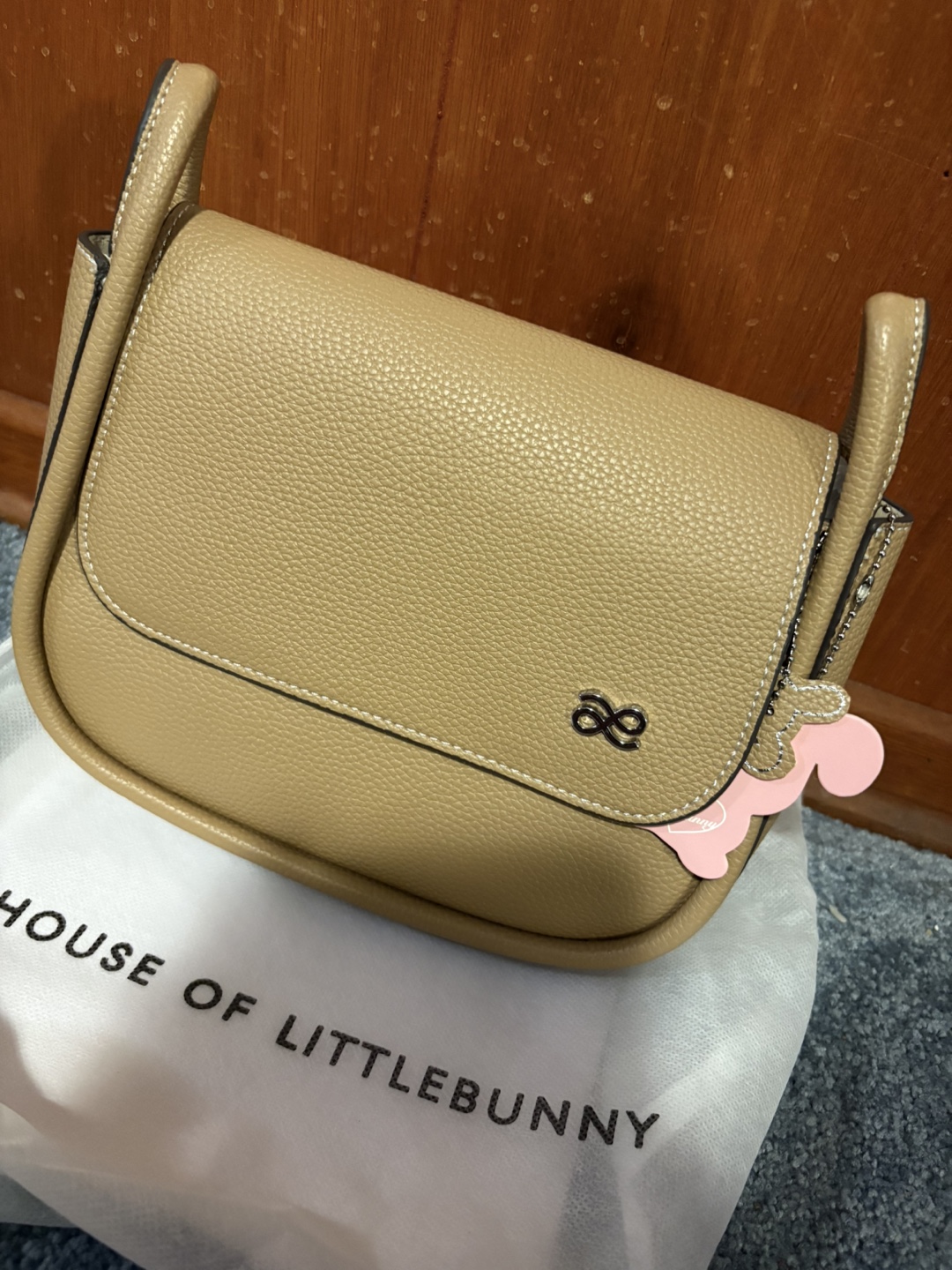 House of Littlebunny Crossbody Bag -Brown