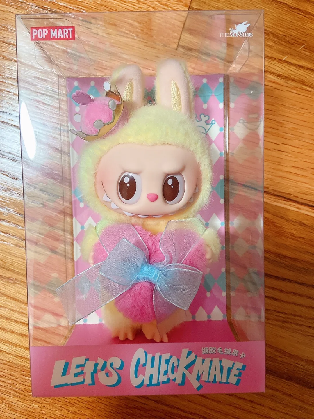New Pop Mart The Monsters Let's Checkmate Labubu Plush thumbnail