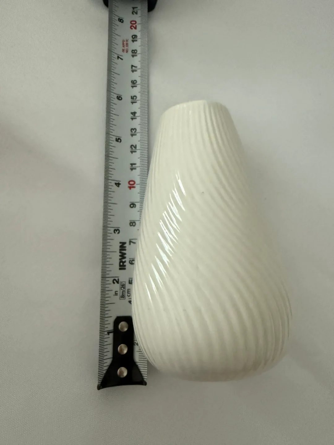 Small White Ceramic Vase thumbnail