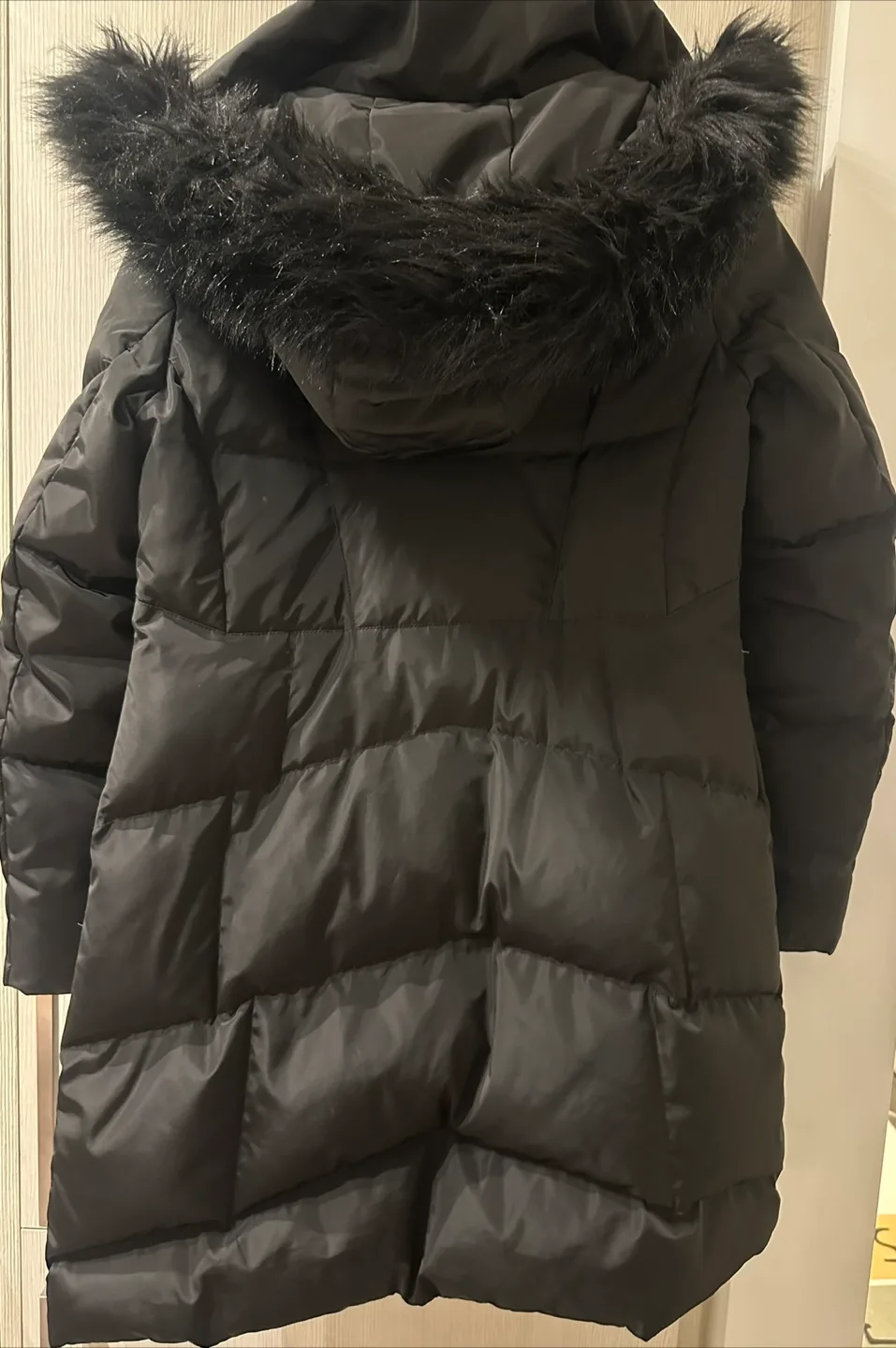 Karl Lagerfeld Black Puffer Coat - Size S image indicator(2)