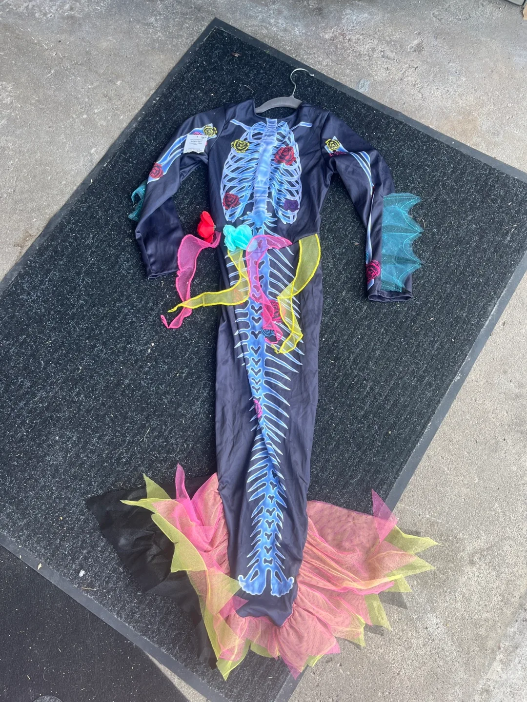 Girls Skeleton Mermaid Costume image indicator(3)